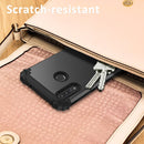 For Samsung Galaxy A20s PC + Silicone Three-piece Shockproof Protection Case(Black)