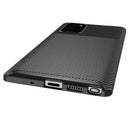 For Samsung Galaxy S21 5G Carbon Fiber Texture Shockproof TPU Case(Blue)