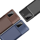 For Samsung Galaxy S21 5G Carbon Fiber Texture Shockproof TPU Case(Blue)