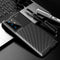 For Samsung Galaxy S21 Ultra 5G Carbon Fiber Texture Shockproof TPU Case(Black)