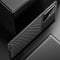 For Samsung Galaxy S21 Ultra 5G Carbon Fiber Texture Shockproof TPU Case(Black)
