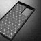 For Samsung Galaxy S21 Ultra 5G Carbon Fiber Texture Shockproof TPU Case(Black)