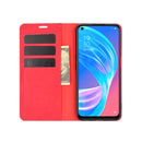 For OPPO A72 / A73 5G Retro-skin Business Magnetic Suction Leather Case with Holder & Card Slots & Wallet(Red)