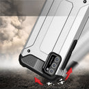 For Samsung Galaxy A02s Magic Armor TPU + PC Combination Case(Silver)