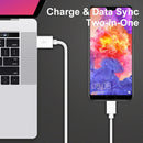 XJ-023 2 PCS USB Male to Micro USB Male Interface Charge Cable, Length: 1m