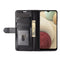 For Samsung Galaxy A12 R64 Texture Single Horizontal Flip Protective Case with Holder & Card Slots & Wallet& Photo Frame(Black)