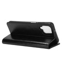For Samsung Galaxy A12 R64 Texture Single Horizontal Flip Protective Case with Holder & Card Slots & Wallet& Photo Frame(Black)