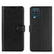 For Samsung Galaxy A12 Litchi Texture Horizontal Flip Protective Case with Holder & Card Slots & Wallet(Black)