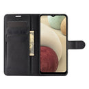 For Samsung Galaxy A12 Litchi Texture Horizontal Flip Protective Case with Holder & Card Slots & Wallet(Black)
