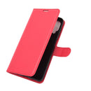 For Samsung Galaxy A12 Litchi Texture Horizontal Flip Protective Case with Holder & Card Slots & Wallet(Red)
