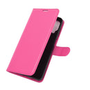 For Samsung Galaxy A12 Litchi Texture Horizontal Flip Protective Case with Holder & Card Slots & Wallet(Rose Red)