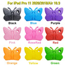 Butterfly Bracket Style EVA Children Shockproof Protective Case For iPad Air 2022 / 2020 10.9(Pink)