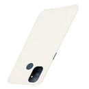 For OnePlus Nord N100 Shockproof Crocodile Texture PC + PU Case(White)
