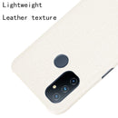 For OnePlus Nord N100 Shockproof Crocodile Texture PC + PU Case(White)