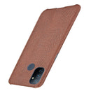 For OnePlus Nord N100 Shockproof Crocodile Texture PC + PU Case(Brown)