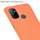 For OnePlus Nord N100 Shockproof Crocodile Texture PC + PU Case(Orange)