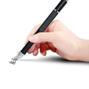 AT-12 3 in 1 Touch Screen Capacitive Pen with Common Writing Pen & Mobile Phone Writing Pen Function is Suitable for Apple / Huawei / Samsung(Black)