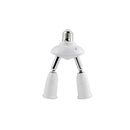 E27 to E27 Splitter Adjustable LED Light Bulb Holder Adapter Converter Socket Light Bulb Holder, type:2 In 1