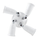 E27 to E27 Splitter Adjustable LED Light Bulb Holder Adapter Converter Socket Light Bulb Holder, type:2 In 1