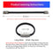 XJ-26 3A USB to Micro USB Creative Bracelet Data Cable, Cable Length: 22.5cm(Black)