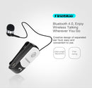 Fineblue F960 CSR4.1 Retractable Cable Caller Vibration Reminder Anti-theft Bluetooth Headset