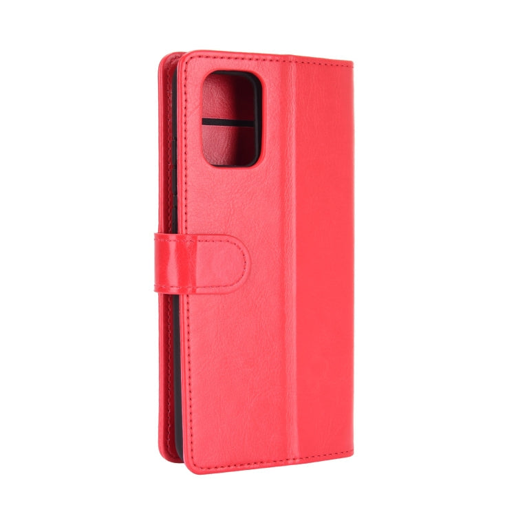 For Samsung Galaxy A02s (EU Version) R64 Texture Single Horizontal Flip Protective Case with Holder & Card Slots & Wallet& Photo Frame(Red)