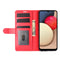 For Samsung Galaxy A02s (EU Version) R64 Texture Single Horizontal Flip Protective Case with Holder & Card Slots & Wallet& Photo Frame(Red)