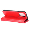 For Samsung Galaxy A02s (EU Version) R64 Texture Single Horizontal Flip Protective Case with Holder & Card Slots & Wallet& Photo Frame(Red)