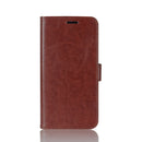For Samsung Galaxy A02s (EU Version) R64 Texture Single Horizontal Flip Protective Case with Holder & Card Slots & Wallet& Photo Frame(Brown)