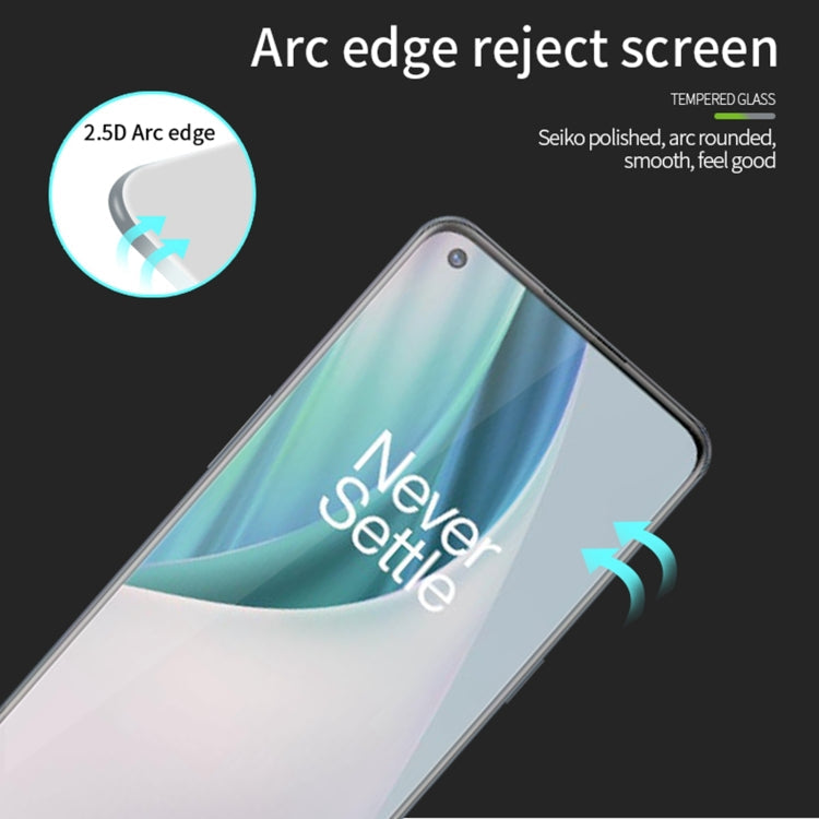 For OnePlus Nord N10 PINWUYO 9H 2.5D Full Screen Tempered Glass Film(Black)