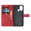 Retro Calf Pattern Buckle Horizontal Flip Leather Case with Holder & Card Slots & Wallet For OnePlus Nord N100(Red)