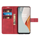 Retro Calf Pattern Buckle Horizontal Flip Leather Case with Holder & Card Slots & Wallet For OnePlus Nord N100(Red)