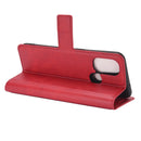 Retro Calf Pattern Buckle Horizontal Flip Leather Case with Holder & Card Slots & Wallet For OnePlus Nord N100(Red)