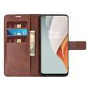 Retro Calf Pattern Buckle Horizontal Flip Leather Case with Holder & Card Slots & Wallet For OnePlus Nord N100(Dark Brown)