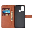 Retro Calf Pattern Buckle Horizontal Flip Leather Case with Holder & Card Slots & Wallet For OnePlus Nord N100(Light Brown)