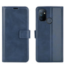 Retro Calf Pattern Buckle Horizontal Flip Leather Case with Holder & Card Slots & Wallet For OnePlus Nord N100(Blue)