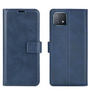 Retro Calf Pattern Buckle Horizontal Flip Leather Case with Holder & Card Slots & Wallet For OPPO A72 5G / A73 5G(Blue)