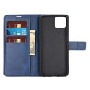 Retro Calf Pattern Buckle Horizontal Flip Leather Case with Holder & Card Slots & Wallet For OPPO A72 5G / A73 5G(Blue)