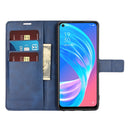 Retro Calf Pattern Buckle Horizontal Flip Leather Case with Holder & Card Slots & Wallet For OPPO A72 5G / A73 5G(Blue)