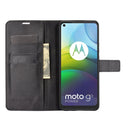 Retro Calf Pattern Buckle Horizontal Flip Leather Case with Holder & Card Slots & Wallet For Motorola Moto G9 Power(Black)