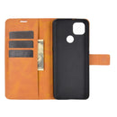 Retro Calf Pattern Buckle Horizontal Flip Leather Case with Holder & Card Slots & Wallet For Motorola Moto G9 Power(Yellow)