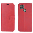 Retro Calf Pattern Buckle Horizontal Flip Leather Case with Holder & Card Slots & Wallet For Motorola Moto G9 Power(Red)