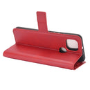 Retro Calf Pattern Buckle Horizontal Flip Leather Case with Holder & Card Slots & Wallet For Motorola Moto G9 Power(Red)