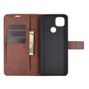 Retro Calf Pattern Buckle Horizontal Flip Leather Case with Holder & Card Slots & Wallet For Motorola Moto G9 Power(Dark Brown)