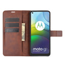 Retro Calf Pattern Buckle Horizontal Flip Leather Case with Holder & Card Slots & Wallet For Motorola Moto G9 Power(Dark Brown)