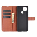 Retro Calf Pattern Buckle Horizontal Flip Leather Case with Holder & Card Slots & Wallet For Motorola Moto G9 Power(Light Brown)
