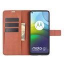 Retro Calf Pattern Buckle Horizontal Flip Leather Case with Holder & Card Slots & Wallet For Motorola Moto G9 Power(Light Brown)