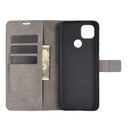Retro Calf Pattern Buckle Horizontal Flip Leather Case with Holder & Card Slots & Wallet For Motorola Moto G9 Power(Gray)