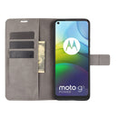 Retro Calf Pattern Buckle Horizontal Flip Leather Case with Holder & Card Slots & Wallet For Motorola Moto G9 Power(Gray)