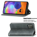 For Samsung Galaxy A32 5G Retro Skin Feel Business Magnetic Horizontal Flip Leather Case with Holder & Card Slots & Wallet & Photo Frame(Grey)
